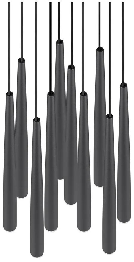 Fekete LED függőlámpa ø 30 cm Cala – Trio Select