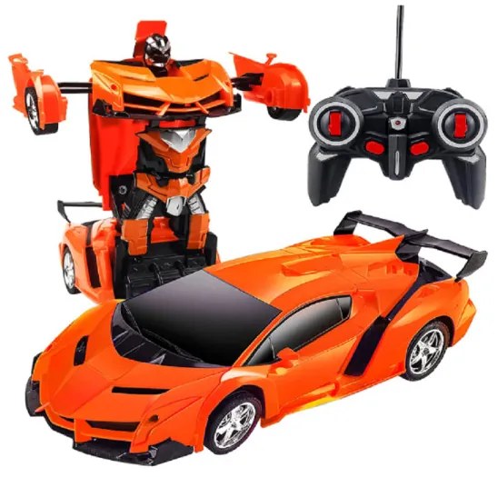 Negi Akkus 22 cm Transformers Lamborghini Robot Átalakuló Távirányítós Autó 3.7v Akku