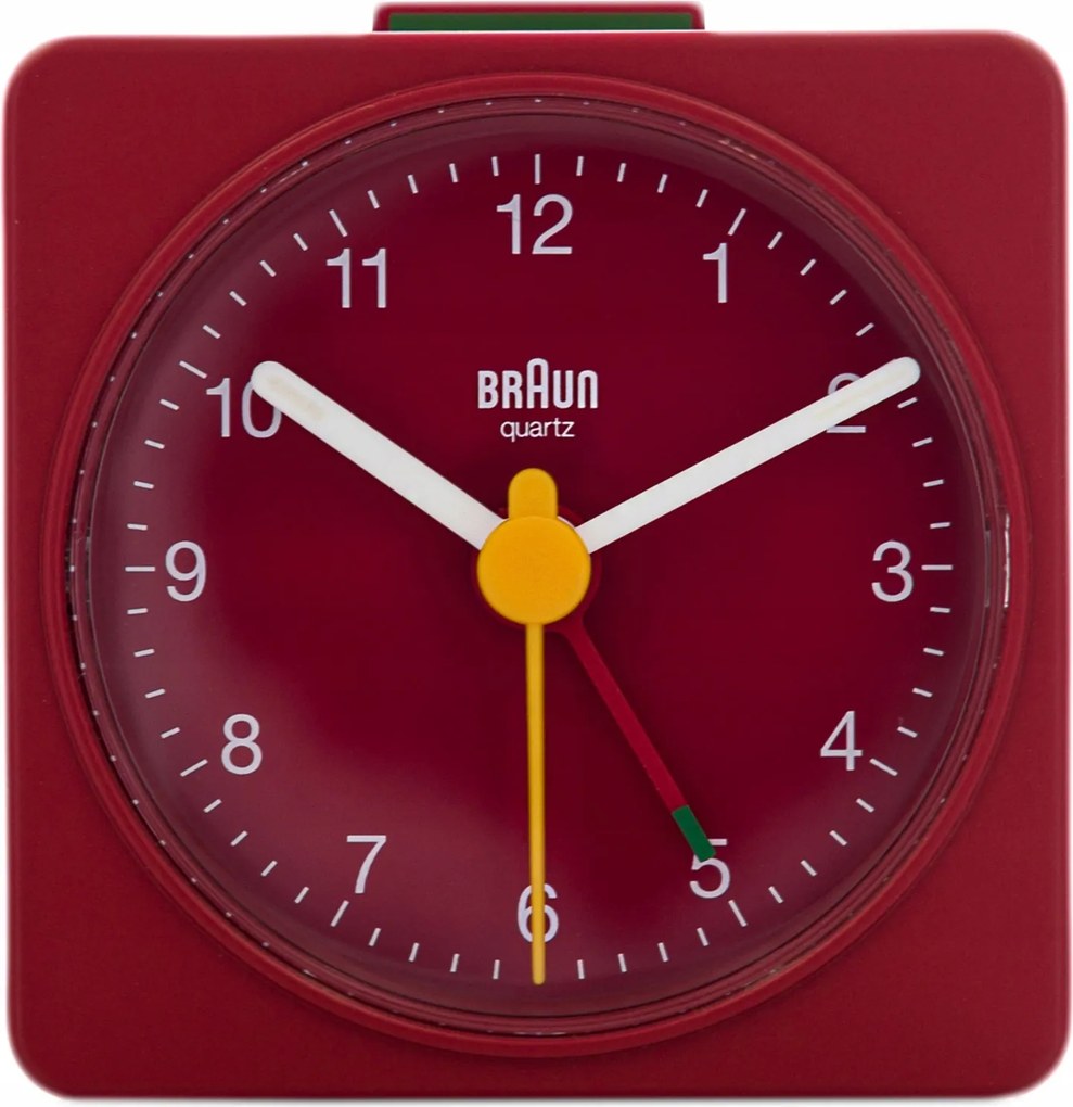 Klasszikus Ébresztőóra Braun BC02R Riasztás Piros Csendes