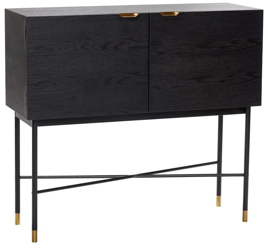 Norm fekete kőrisfa komód - Hübsch