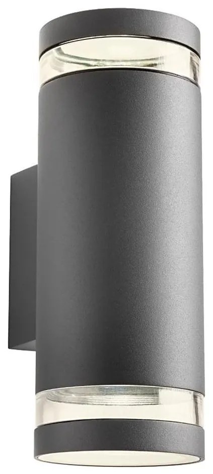 Redo 90518 - Kültéri fali lámpa CARGO 2xGU10/28W/230V IP54 antracit