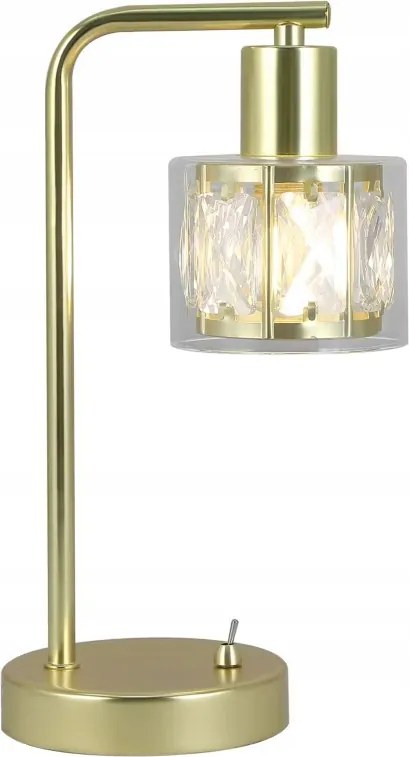 Luxus arany lámpa finom kidolgozással, ideális az Elmo E14 dolgozószobába