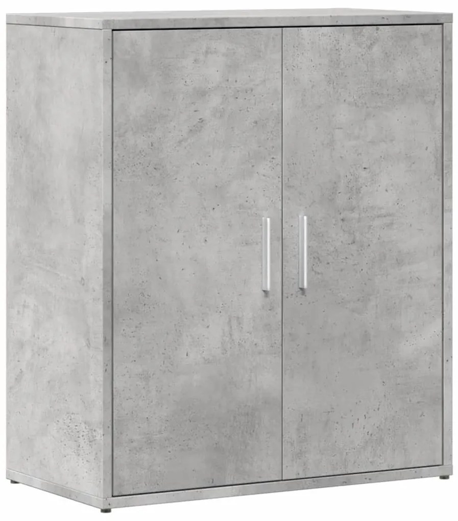 2 db betonszürke szerelt fa tálalószekrény 60 x 31 x 70 cm