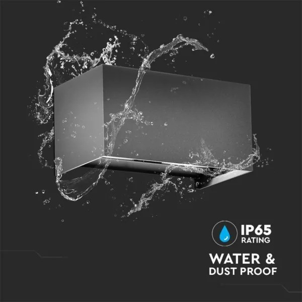 LED kültéri fali lámpatest LED/24W/230V 3000K IP65 antracit