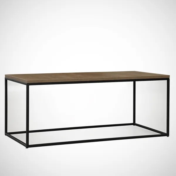 COSCO konferencia asztal 43x95 cm barna/fekete