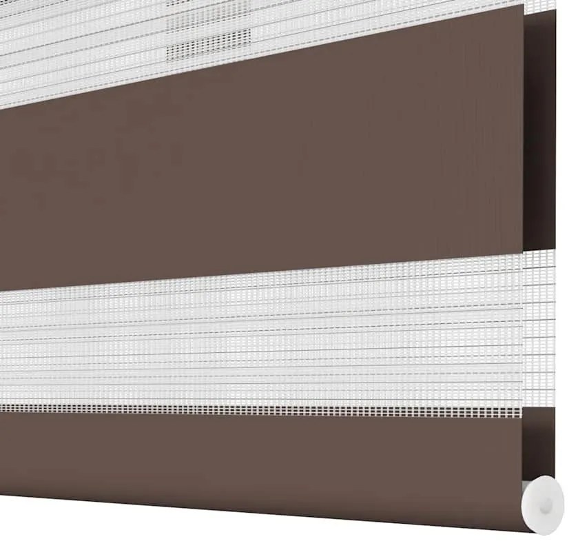 Zebra roló 50 x 100 cm Kávészínű