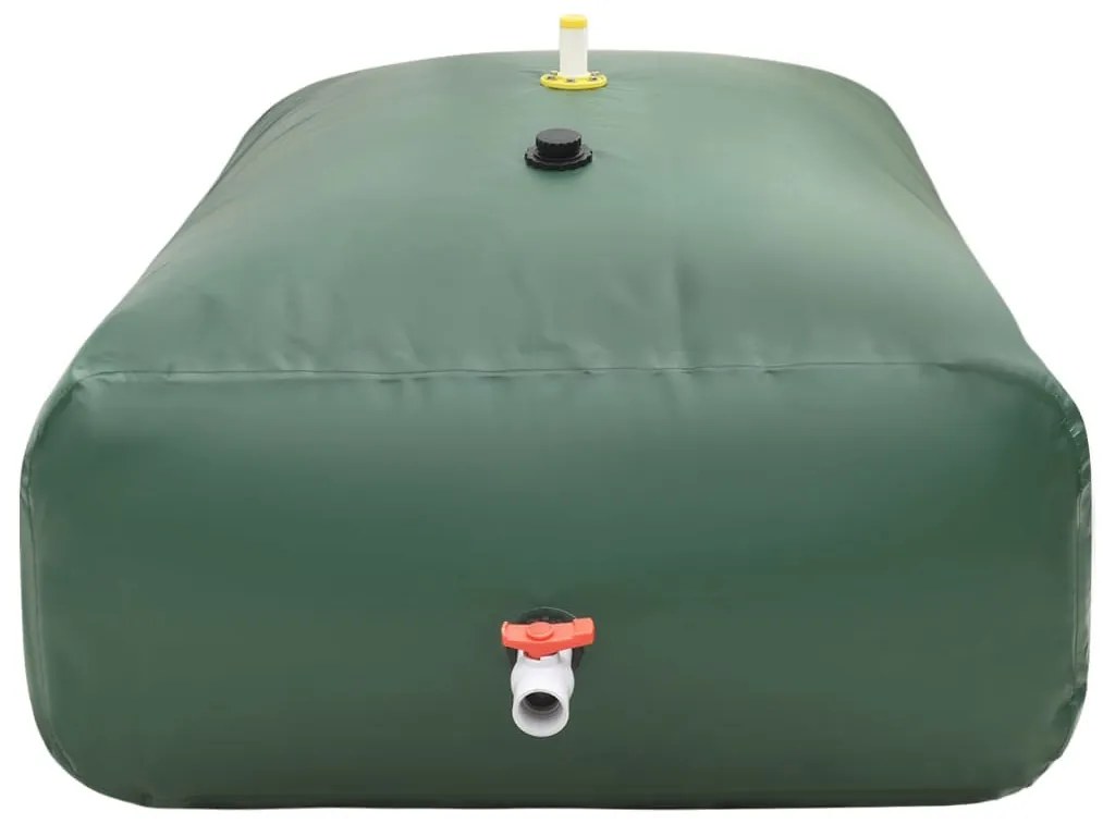 összecsukható PVC víztartály csappal 2100 L