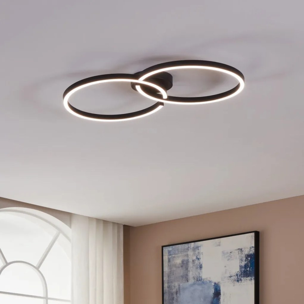 EGLO 900955 AMANDOLO Modern LED Mennyezeti Lámpa Fehér, Fekete LED IP20
