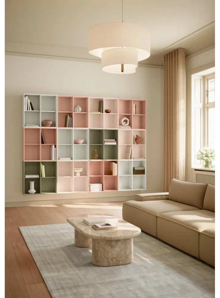 Khaki függő könyvespolc 70x70x27 cm Mistral – Hammel Furniture