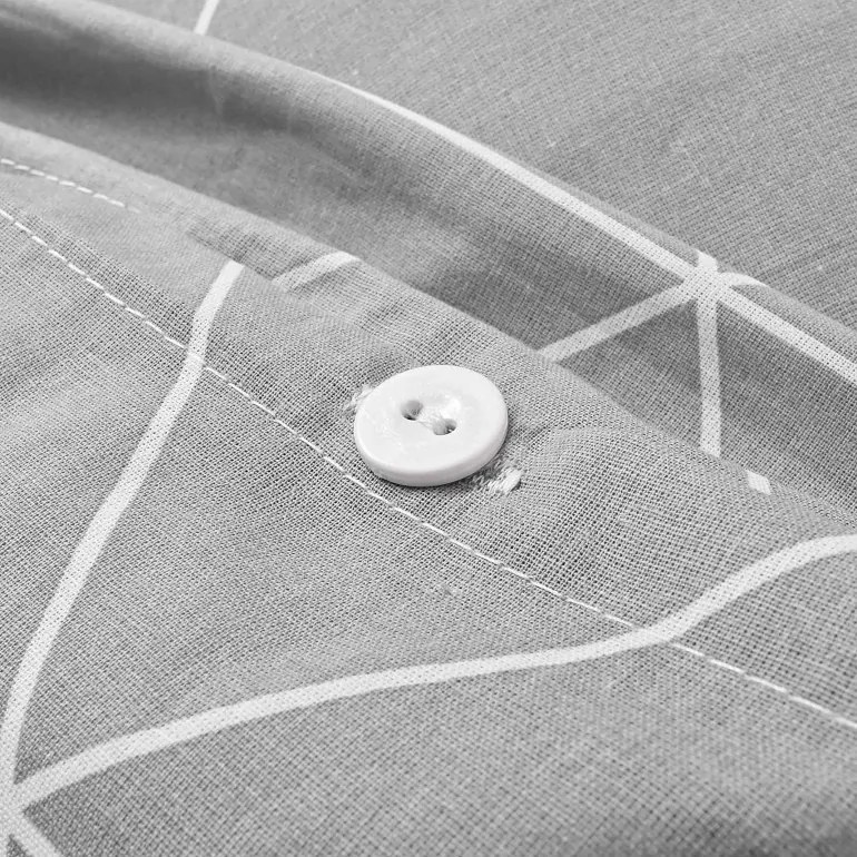 EMI Alya grey pamut ágyneműhuzat, A standard egyszemélyes ágy szett tartalma: 1x 140x200 + 1x 70x90