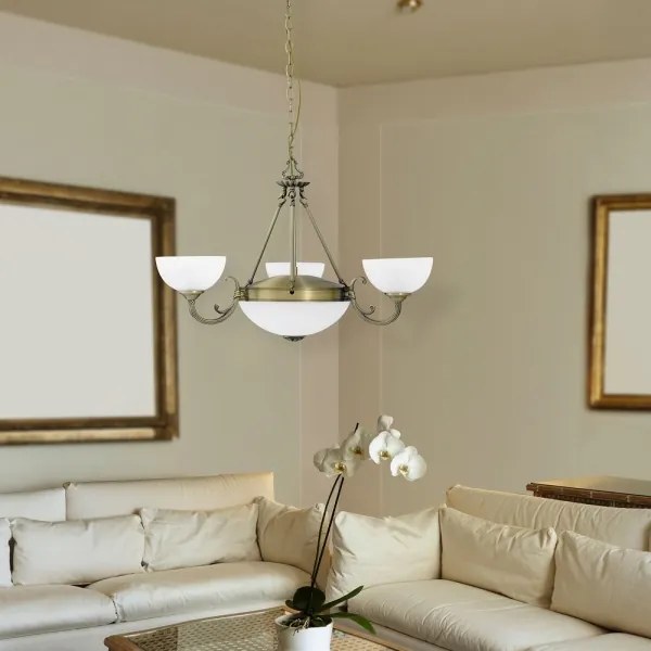 Rabalux 8543 - Csillár láncon MARLENE 3xE14/40W + 2xE27/60W