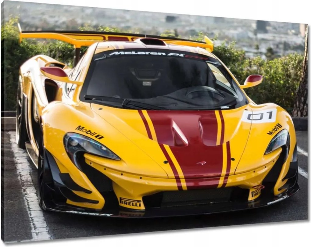 Vászonkép 100x70 Sárga sportautó