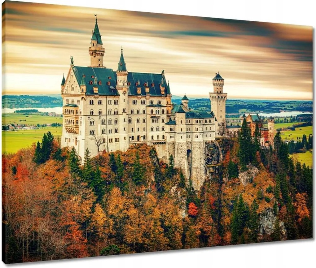 Vászonkép 80x60 Neuschwanstein kastély