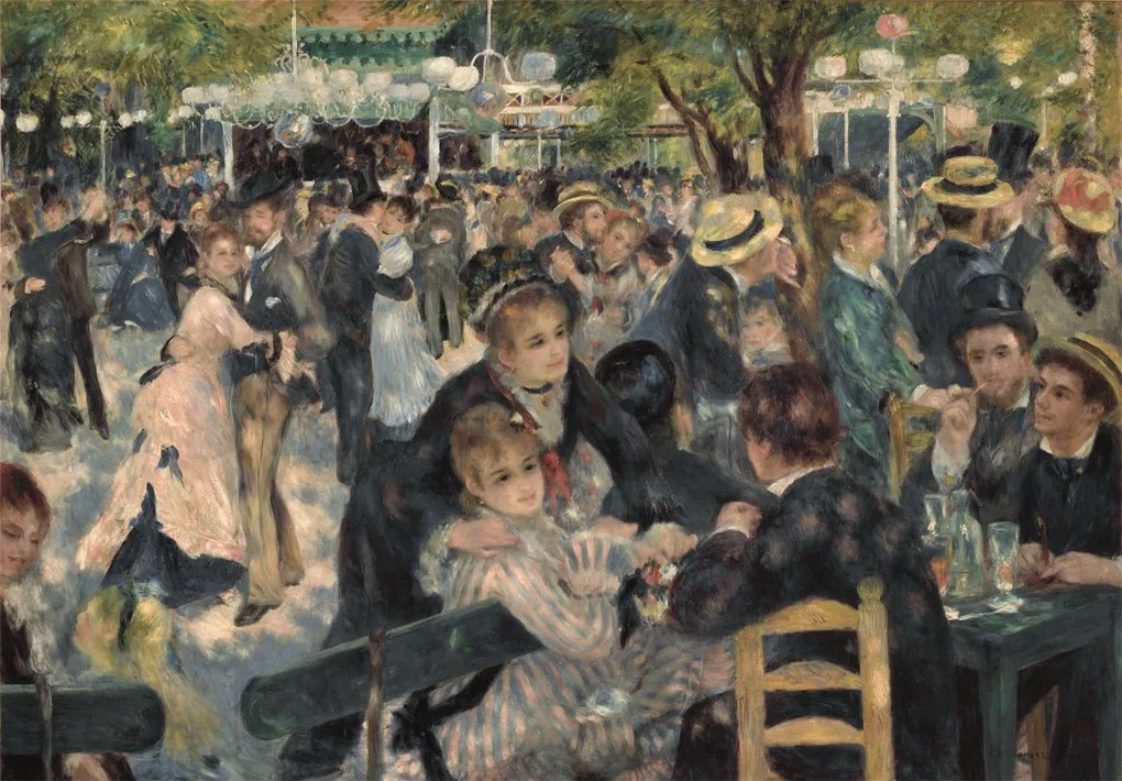 Művészet Bál a Moulin de la Galette-ben Renoir 1000 db-os Compact puzzle Clementoni