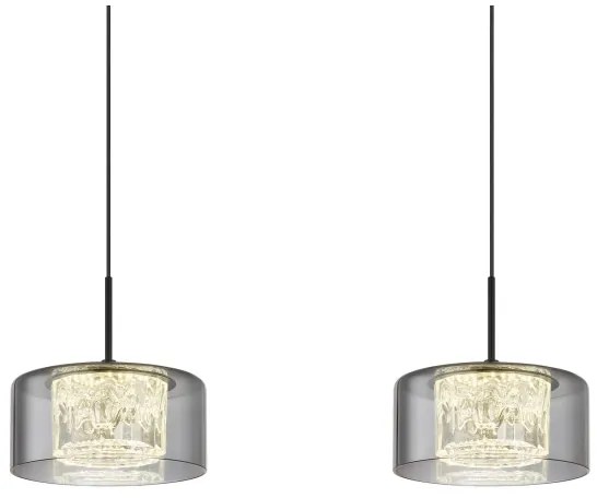 Globo 15634-4 - LED Csillár zsinóron FOGSY 4xLED/8W/230V