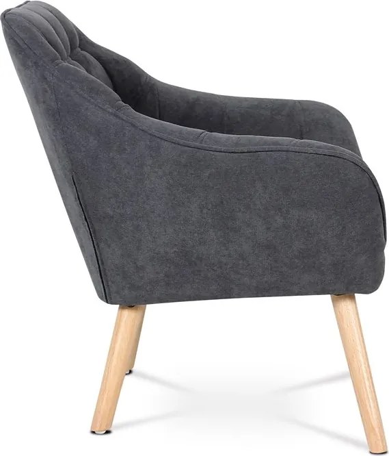 Kétszemélyes kanapé, szürke, szövet, AK-322 GREY2