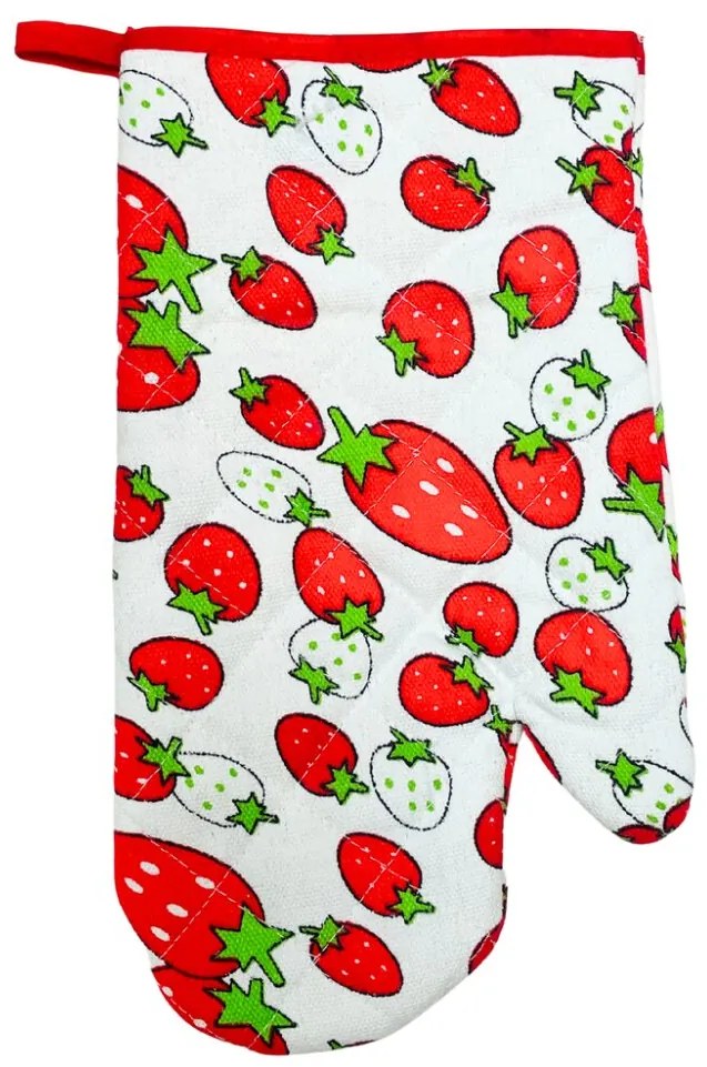 Normál sütőkesztyű fogantyúval eper TiaHome