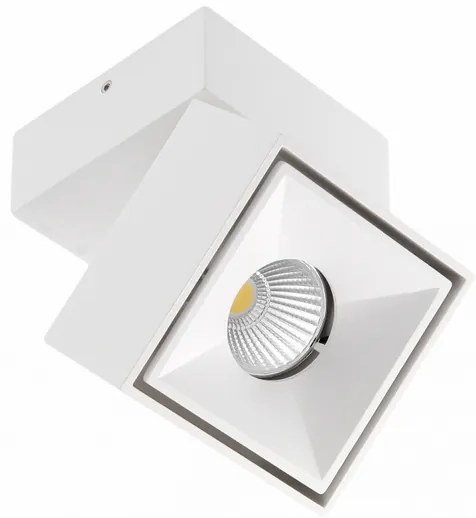 Lámpa Mennyezeti BIANCO 8W, 680lm, AC220-240V,50/60 Hz,Ra≥80,IP20,36°,2700/3300/4000K, kocka, fehér