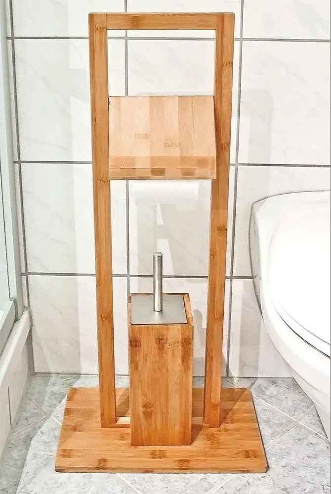 WC-papír és kefetartó Bamboo 381757