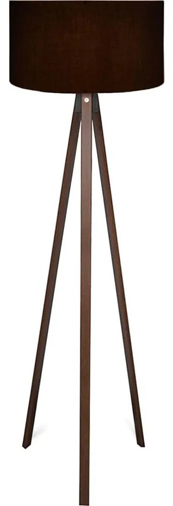 Állólámpa AYD 1xE27/40W/230V fekete/barna