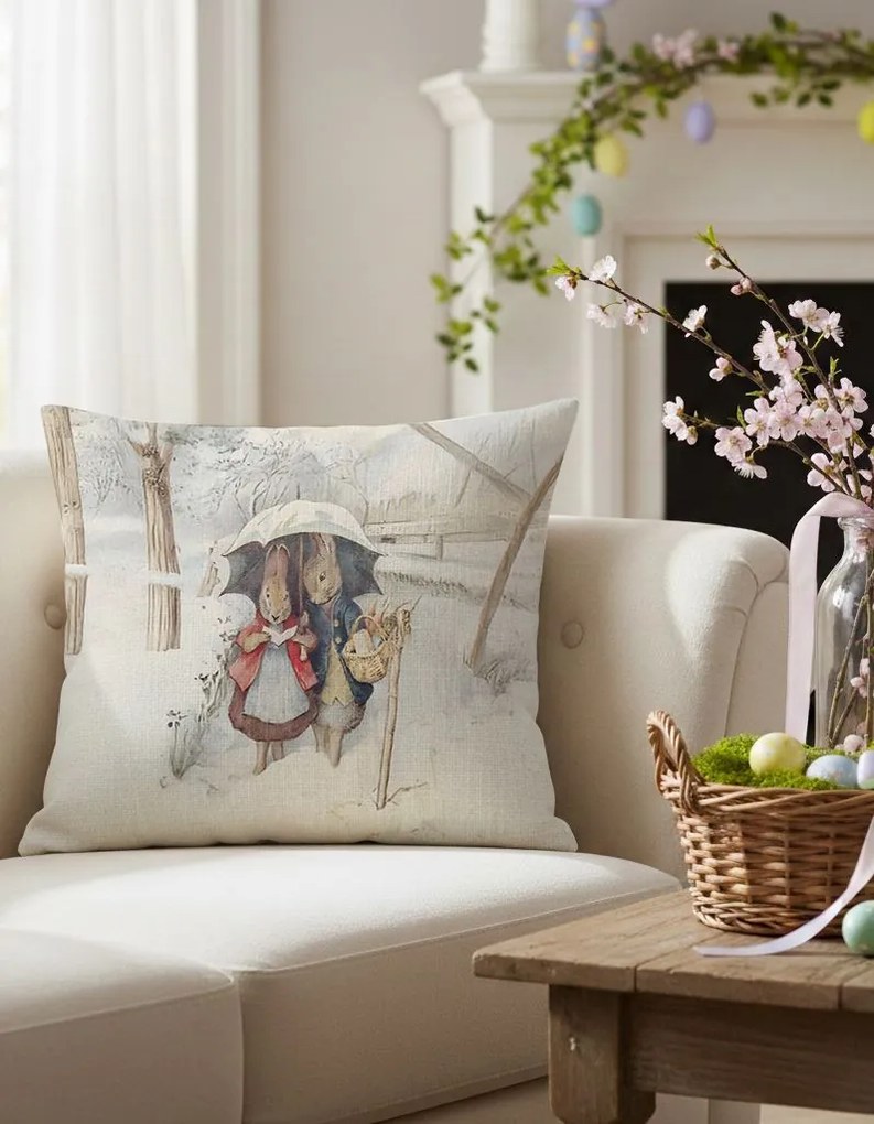 Pillow 0010 húsvéti díszpárnahuzat 43 × 43 cm
