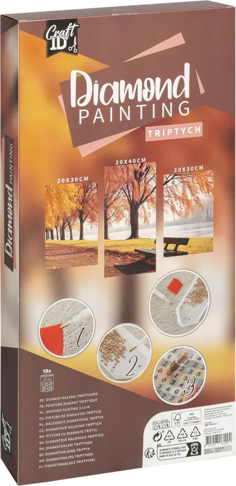 Ősz Craft 3 részes gyémántszemes kirakó szett