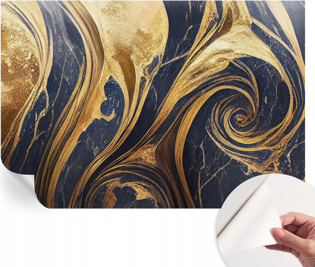 Öntapadós tapéta Fali furnér 3D hatás Márvány minták 152x104 cm