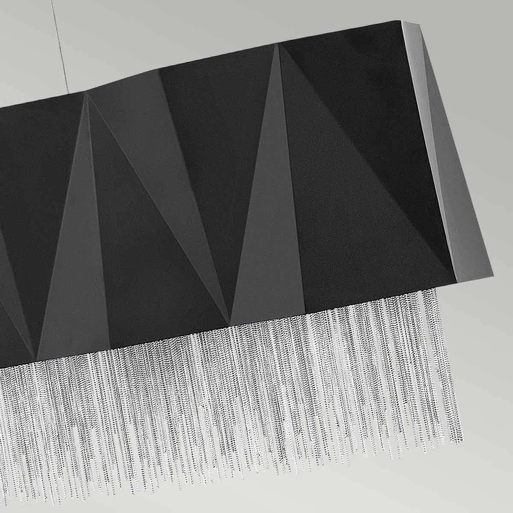 Elstead glamour modern függeszték zuma fekete ezüst elshk-zuma-isle-sbs