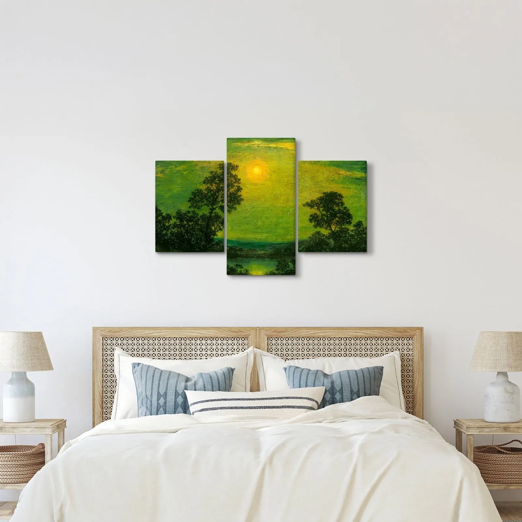 Kép - Imitator of Ralph Albert Blakelock, Moonlight, reprodukciók (90x60 cm)