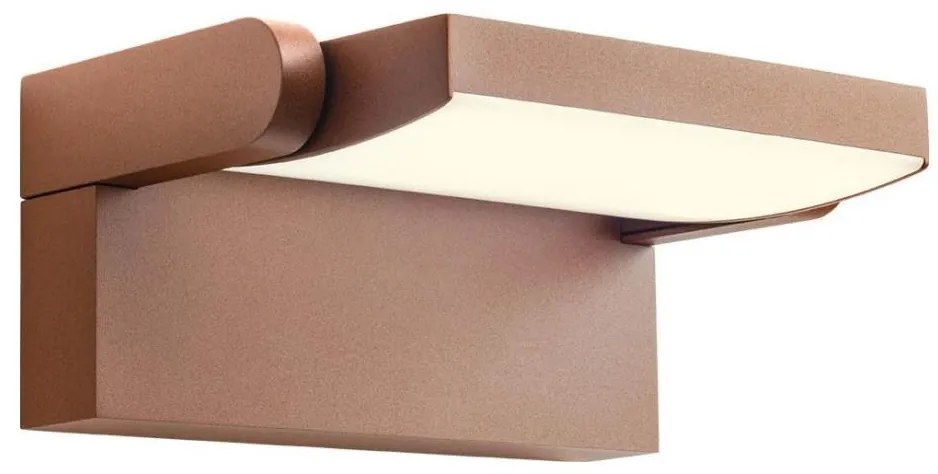 Redo 90585 - LED kültéri fali lámpatest FLIP LED/20W/230V 3000K IP54 barna