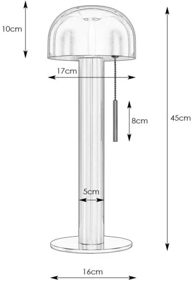 Markslöjd 108576 - Asztali lámpa COSTA 2xG9/18W/230V fekete/arany