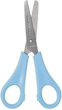 Olló, iskolai, kerekített, 13,5 cm, FOLIA, vegyes színek (FL781)