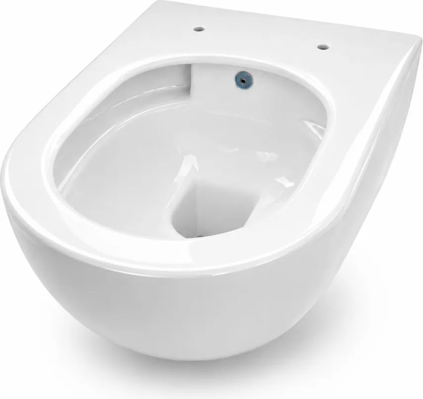 CeraStyle BELLA fali WC - BEÉPÍTETT bidé funkcióval - perem nélküli - VORTEX örvényöblítéssel -53 cm