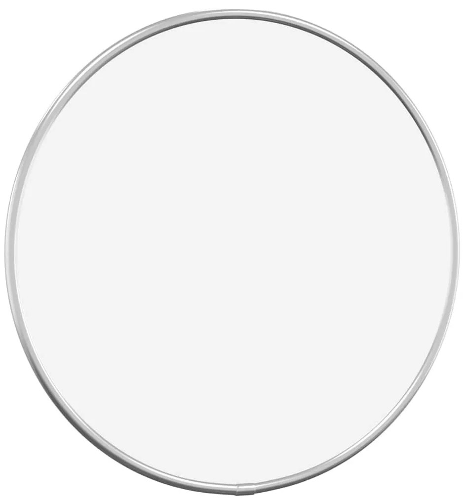 ezüstszínű falitükör Ø 30 cm Kerek