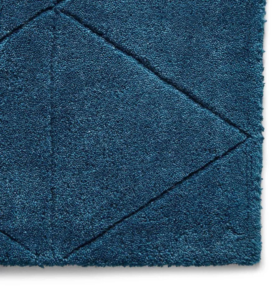 Kasbah kék gyapjú szőnyeg, 150 x 230 cm - Think Rugs