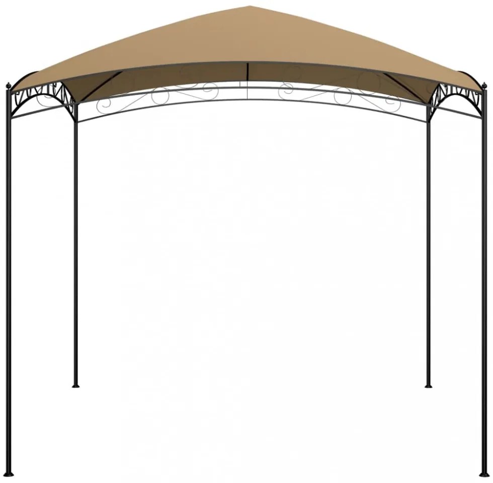 tópszínű pavilon 3 x 3 x 2,65 m 180 g/m²