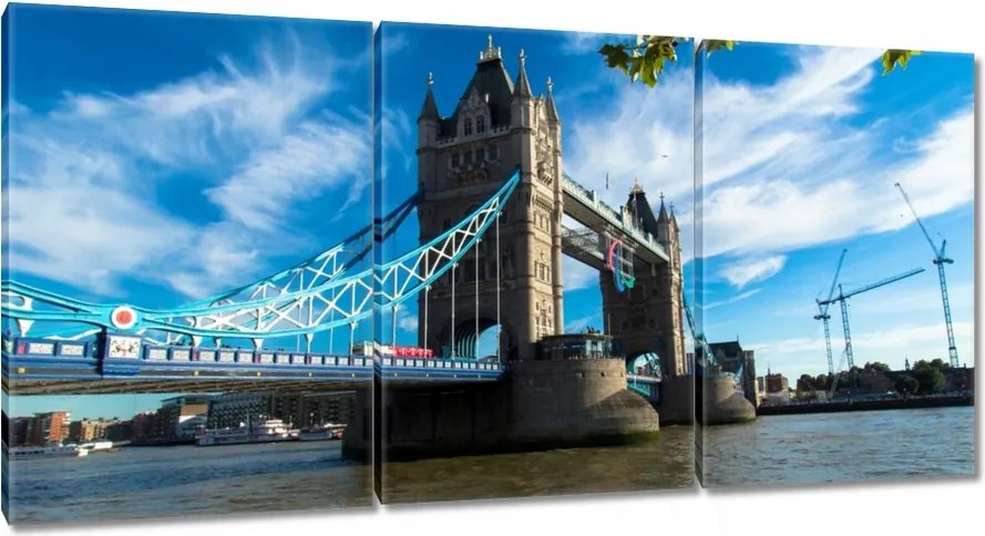 Vászonkép 120x60 Tower Bridge az éggel