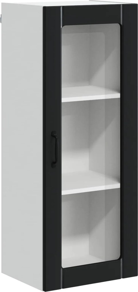 vidaXL Konyhaszekrény Fekete 40 x 31 x 100 cm Faanyag