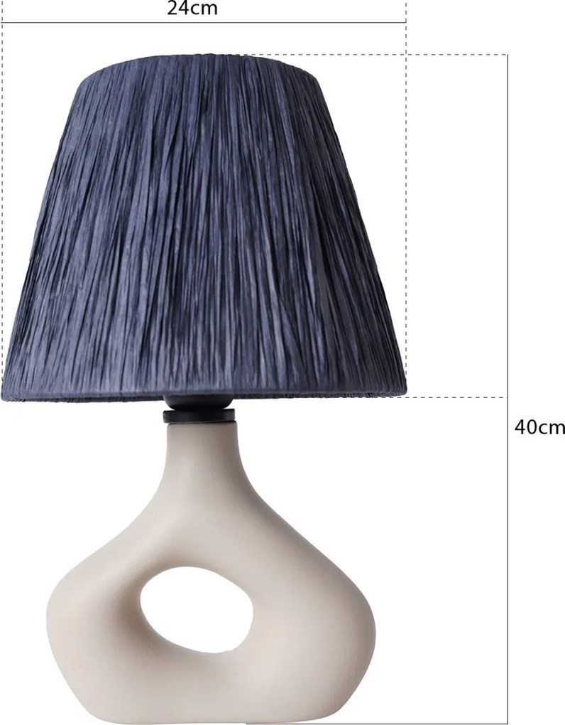 Kerámia éjjeli lámpa, 40 cm – YL543