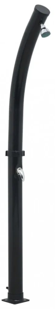 fekete szolárzuhany 214 cm 20 L