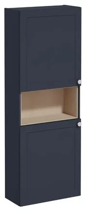 VitrA Root alacsony fürdőszobai szekrény 55x155x25 cm kék matt ROOTCN55TM