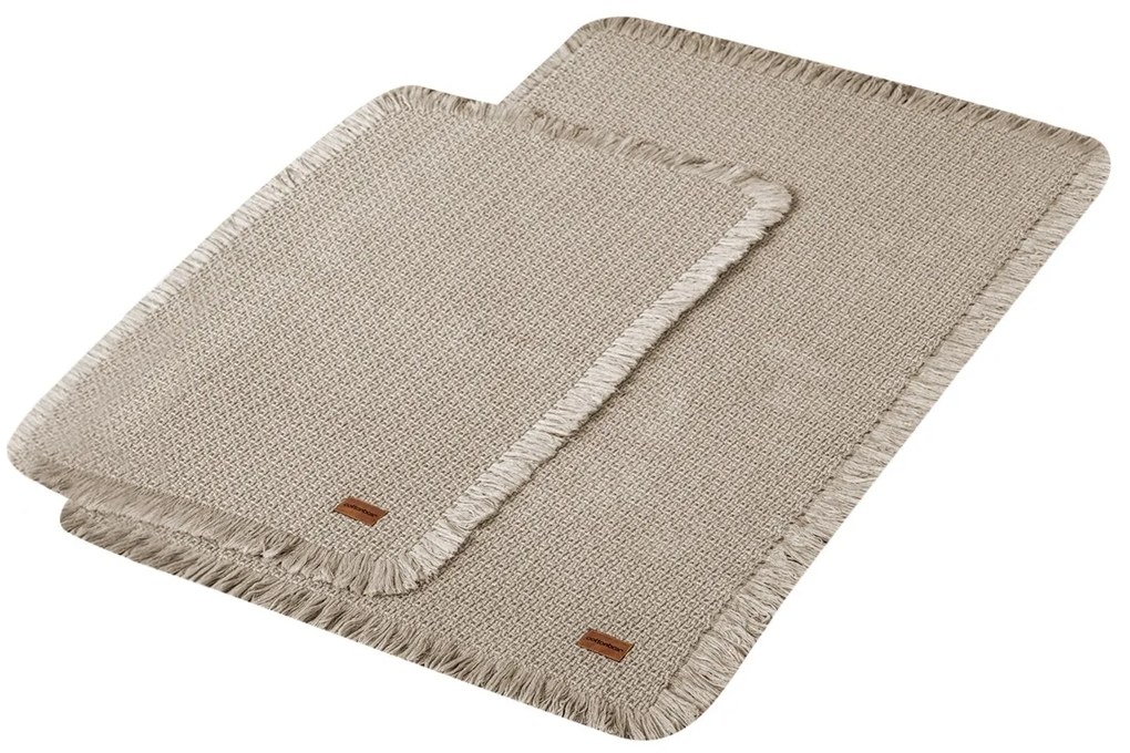 Fürdőszobaszőnyeg Szett (2 db) Bath Rug - Bézs