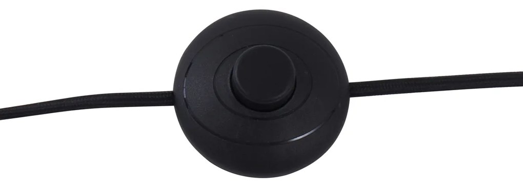 Retro állólámpa fekete bronzüveggel - Bizle