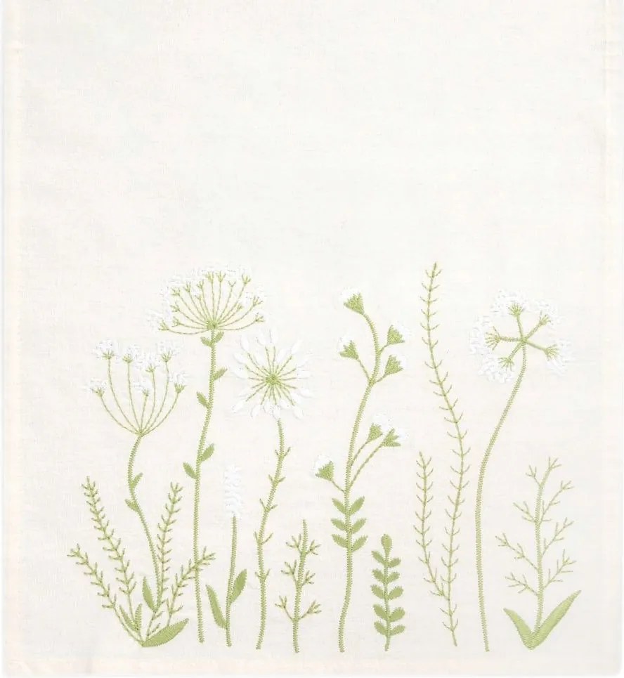 Flen futópad hímzett virágmintával 40x160 cm Homla