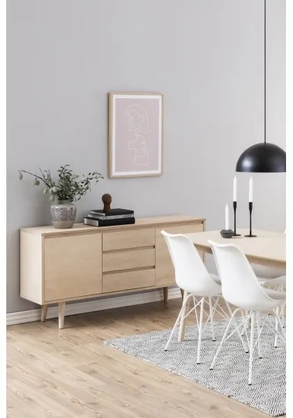 BERG étkezőasztal, tölgyfa