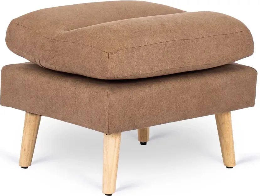 Kényelmes Fotel Barna Színben Lábtartóval. HENRY Belföldi Raktárról