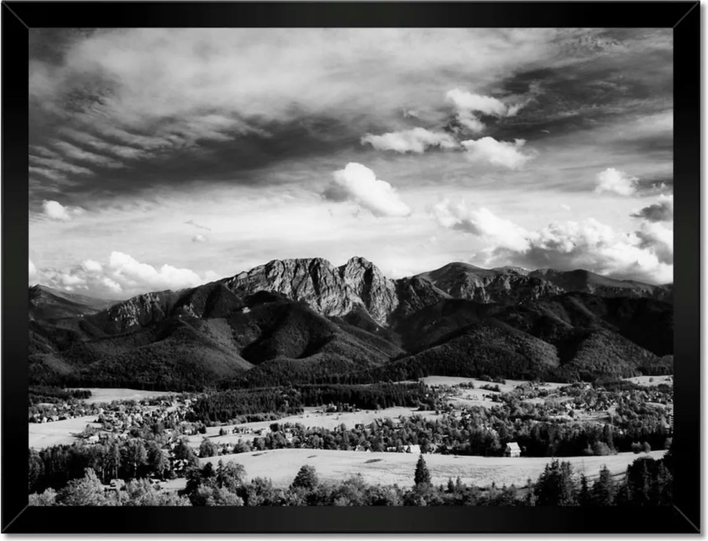 Poszterek keretben 40x30 Tátra Lengyel hegyek Kilátás