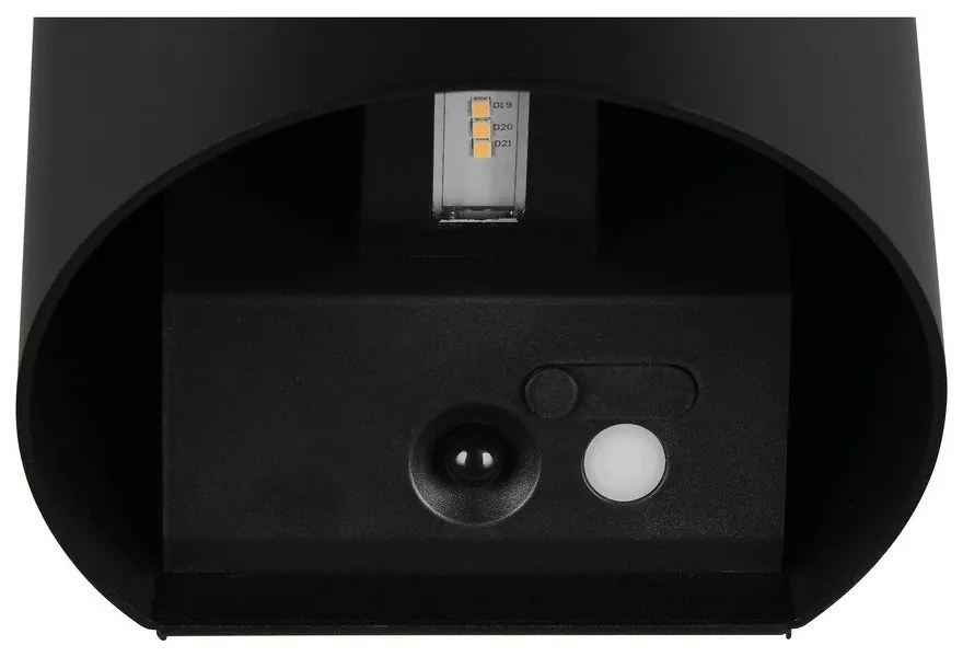 USB LED fali kültéri lámpa mozgásérzékelővel (magasság 10 cm) Genie – Reality