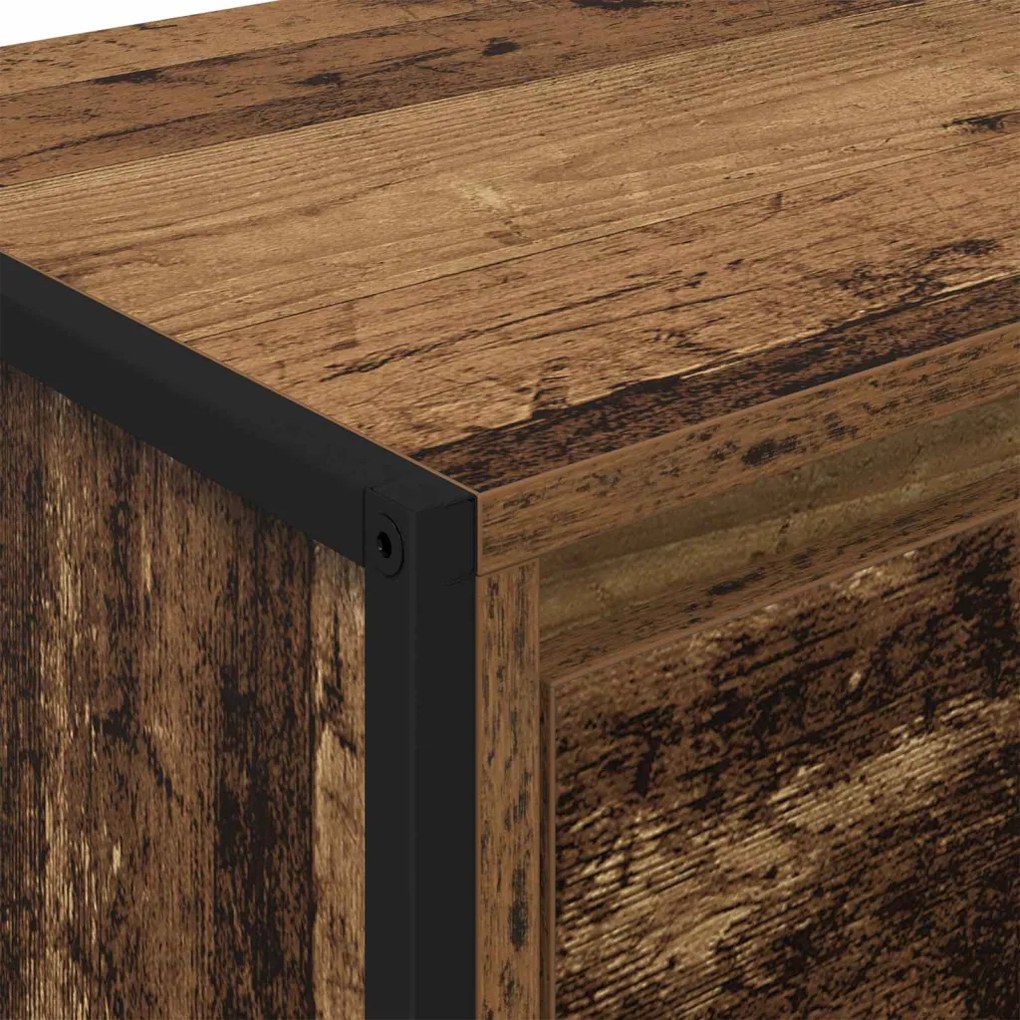 Széf fiókkal Öreg fa 81 x 36 x 150.5 cm Faanyag