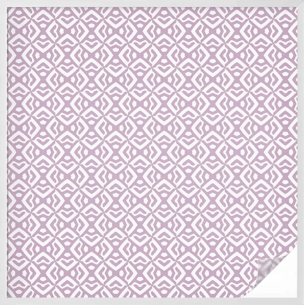 Öntapadós Ablakfólia Adatvédelem Lila formák 100x100